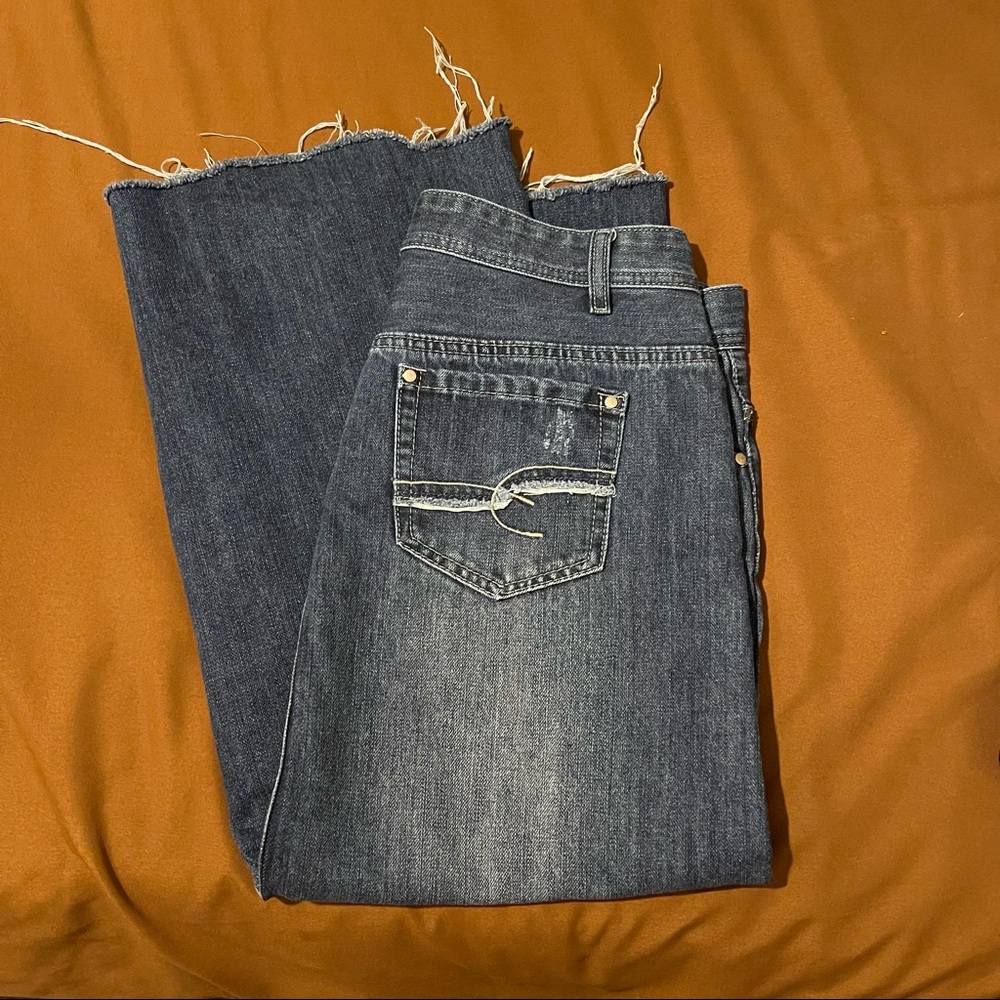 INHERIT jean skirt